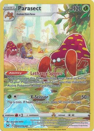 Parasect TG01/TG30 - Lost Origin Trainer Gallery - Holofoil