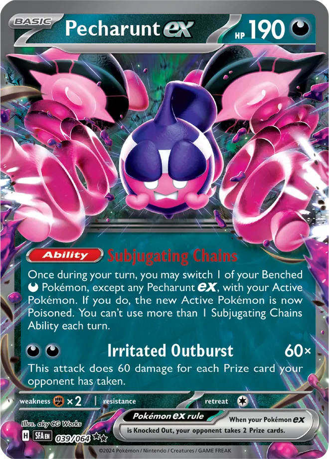 Pecharunt ex 039/064 - Shrouded Fable - Holofoil