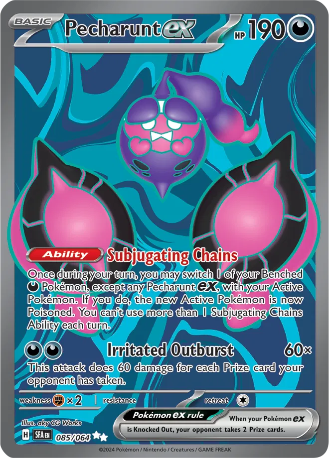 Pecharunt ex 085/064 - Shrouded Fable - Holofoil