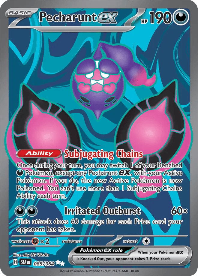 Pecharunt ex 085/064 - Shrouded Fable - Holofoil
