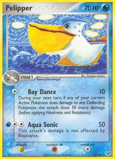 Pelipper 21/107 - EX Deoxys - Normal
