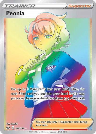 Peonia 219/198 - Chilling Reign - Holofoil