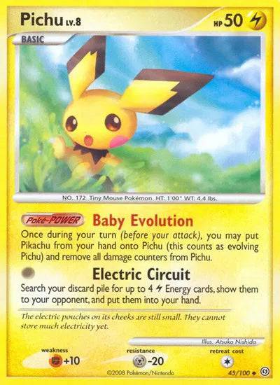 Pichu Lv.8 45/100 - Stormfront - Normal
