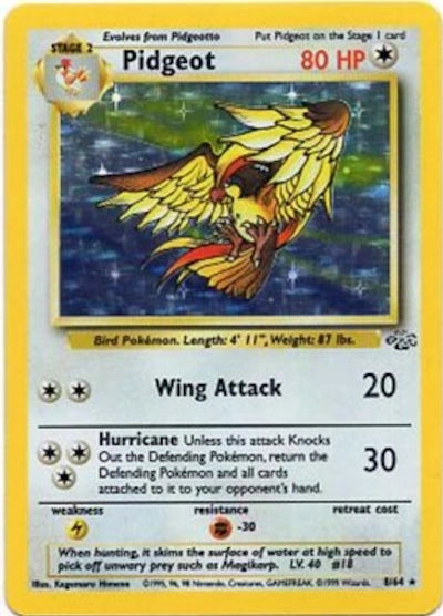 Pidgeot 8/64 - Jungle (Unlimited) - Holofoil