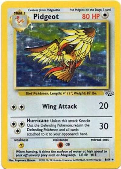 Pidgeot 8/64 - Jungle (Unlimited) - Holofoil
