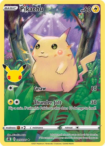 Pikachu 005/025 - Celebrations - Holofoil