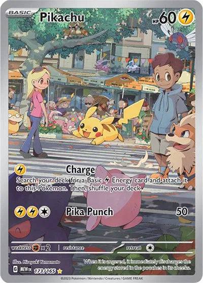Pikachu 173/165 - Scarlet & Violet 151 - Holofoil
