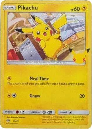 Pikachu 25/25 - McDonald's 25th Anniversary Promos - Holofoil