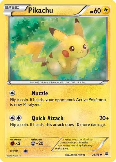 Pikachu 26/83 - Generations - Reverse Holofoil