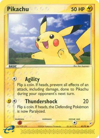 Pikachu 43/95 - EX Team Magma vs Team Aqua - Normal