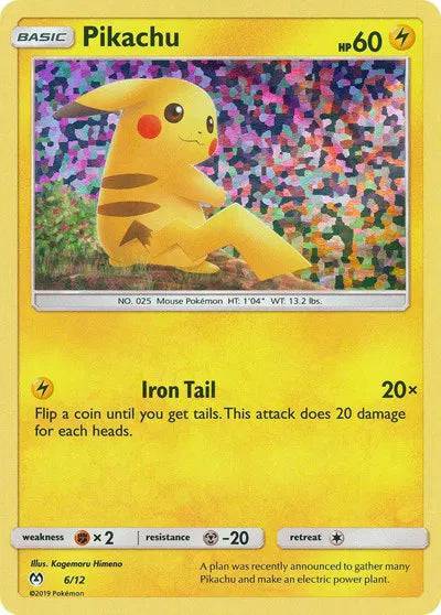 Pikachu 6/12 - McDonald's Promos 2019 - Holofoil