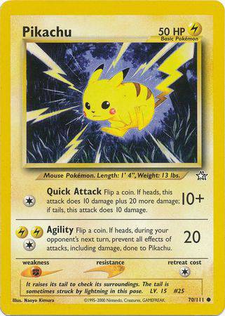 Pikachu 70/111 - Neo Genesis (Unlimited) - Normal