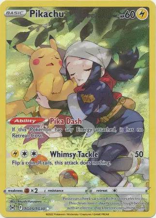 Pikachu TG05/TG30 - Lost Origin Trainer Gallery - Holofoil