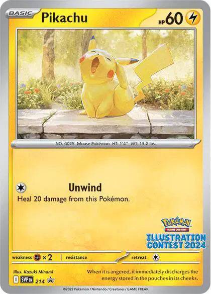 Pikachu (Illustration Contest 2024) 214 - Scarlet & Violet Promo - Normal