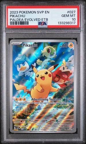 Pikachu (PSA 10) 027 - Scarlet & Violet Promo - Holofoil