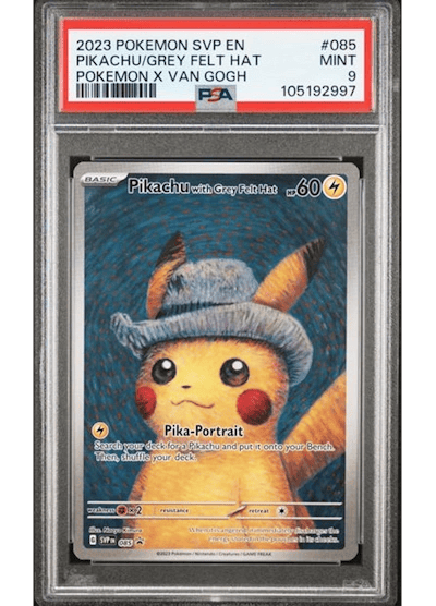 Pikachu with Grey Felt Hat (PSA 9) 085 - Scarlet & Violet Promo - Normal