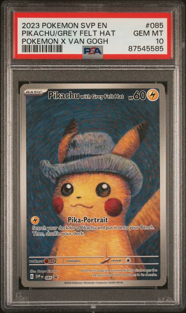 Pikachu with Grey Felt Hat (PSA 10) 085 - Scarlet & Violet Promo - Normal