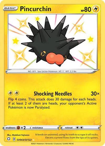 Pincurchin SV043/SV122 - Shining Fates: Shiny Vault - Holofoil