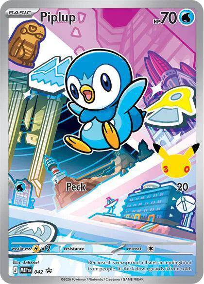 Piplup 042 - Mega Evolution Promos - Holofoil