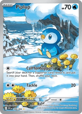 Piplup 098/094 - Phantasmal Flames - Holofoil