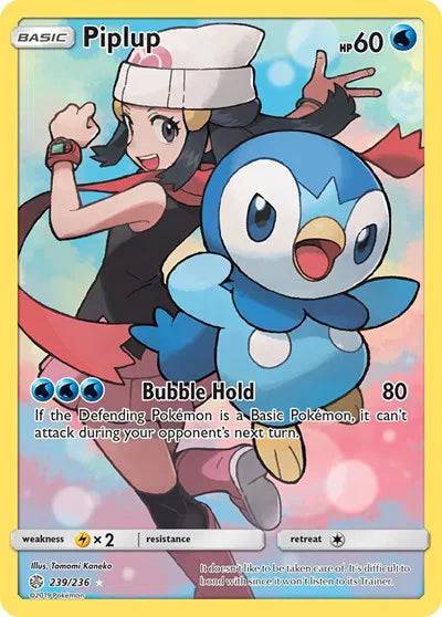 Piplup 239/236 - Cosmic Eclipse - Holofoil