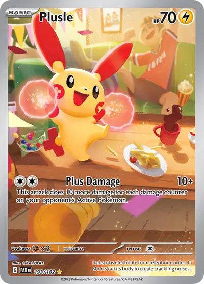 Plusle 193/182 - Paradox Rift - Holofoil