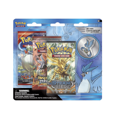 Pokémon Articuno: Pin 3-Pack Blister