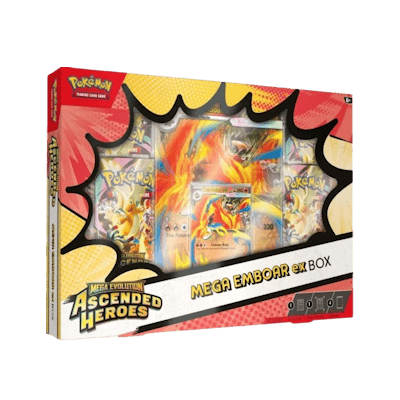 Pokémon Ascended Heroes: Mega Emboar ex Box