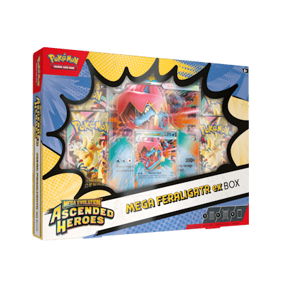 Pokémon Ascended Heroes: Mega Feraligatr ex Box