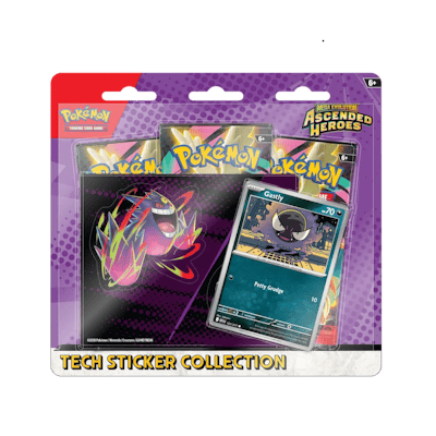 Pokémon Ascended Heroes: Tech Sticker Collection - Gastly