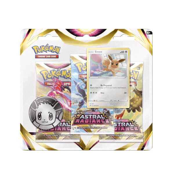 Pokémon Astral Radiance: 3-Pack Blister - Eevee