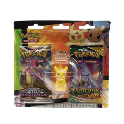 Pokémon Back to School: 2-Pack Blister - Pikachu Eraser