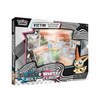 Pokémon Black Bolt & White Flare: Illustration Collection - Victini