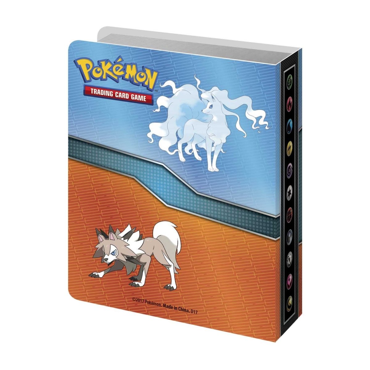 Pokémon Burning shadows: Mini Portfolio achterkant