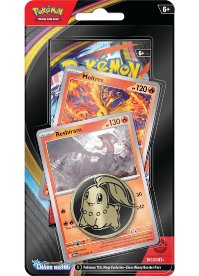 Pokémon Chaos Rising: Premium Checklane Blister - Reshiram