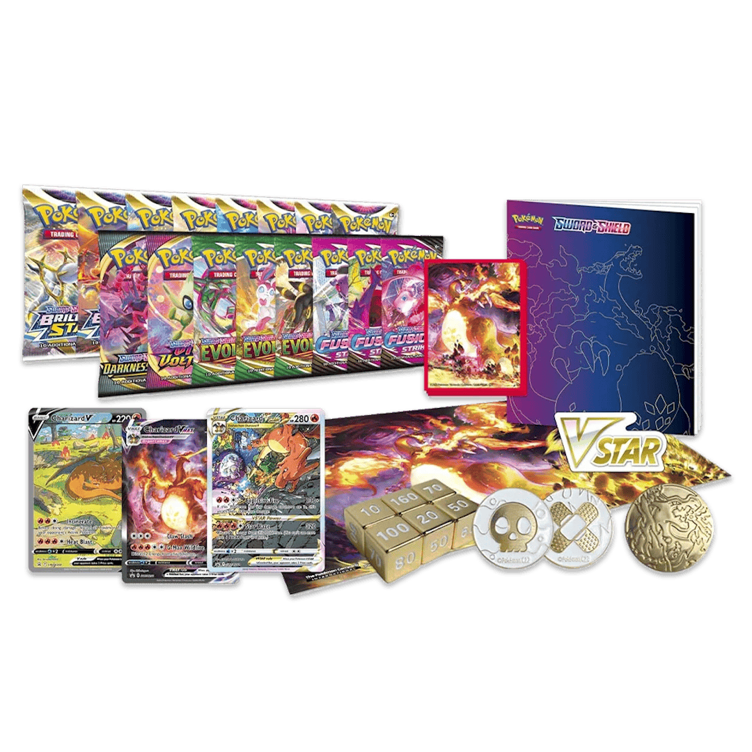 Pokémon Charizard Ultra-Premium Collection Box Inhoud