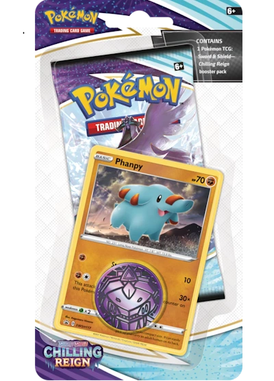 Pokmon Chilling Reign: 1-Pack Blister - Phanpy Pokmon Chilling Reign: 1-Pack Blister - Phanpy