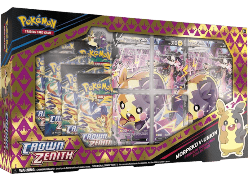Pokémon Crown Zenith Collection: Morpeko V-UNION Premium Treasures