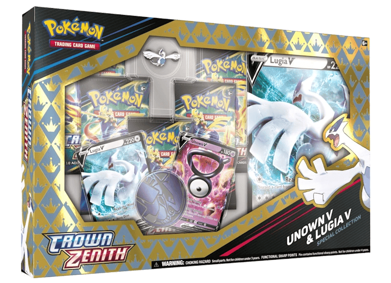 Pokémon Crown Zenith: Unown V & Lugia V Special Collection