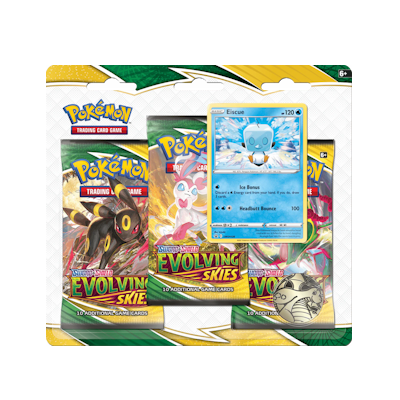 pokemon gym heroes booster box Pokémon Evolving Skies: 3-Pack Blister