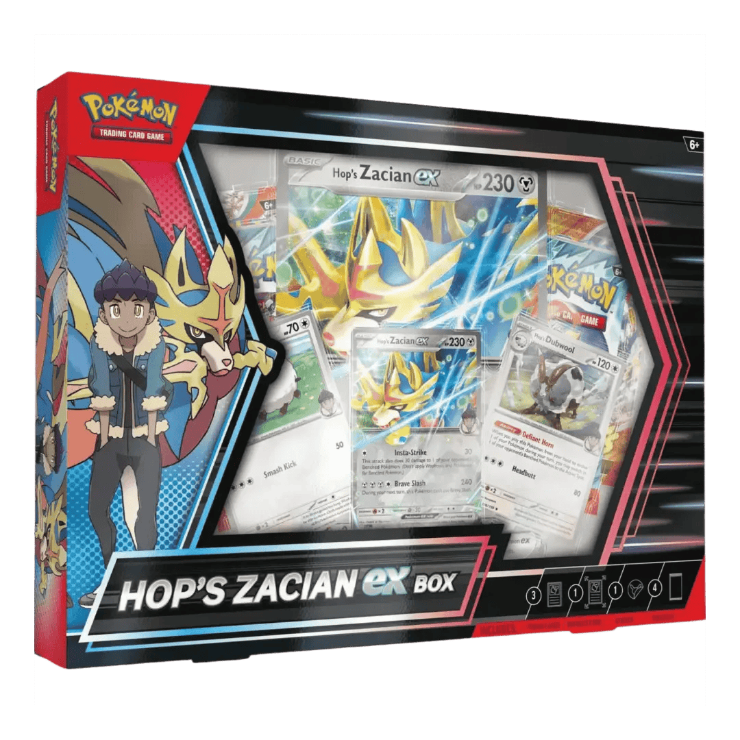 Pokémon Hops Zacian ex Box