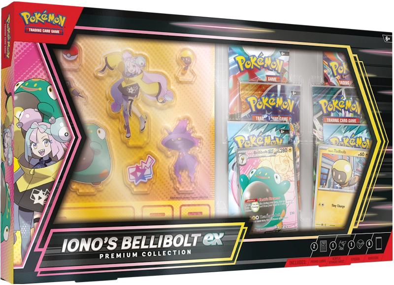 Pokémon: Iono's Bellibolt ex Premium Collection
