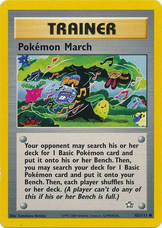 Pokemon March 102/111 - Neo Genesis (Unlimited) - Normal