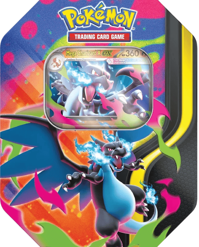 Pokémon Mega Charizard X ex Tin