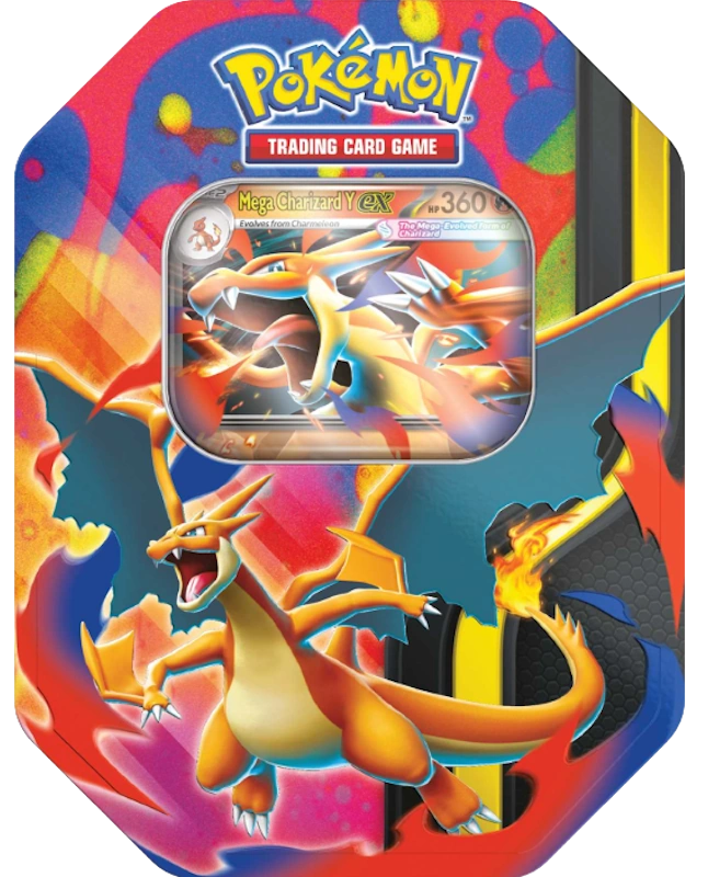 Pokémon Mega Charizard Y ex Tin