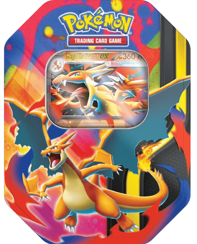 Pokémon Mega Charizard Y ex Tin