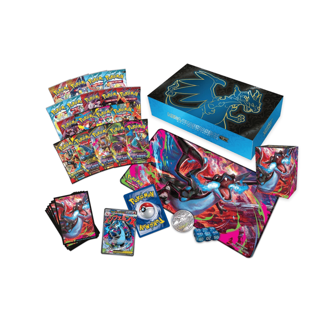 Pokémon Mega Charizard ex: Ultra Premium Collection Box Inhoud