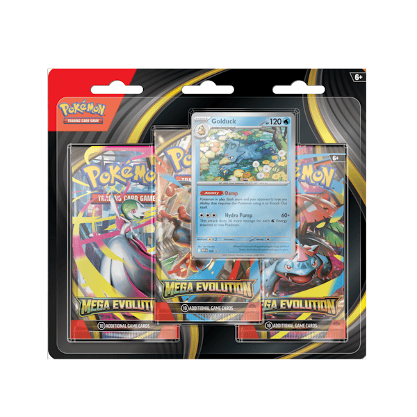 Pokémon Mega Evolution: 3-Pack Blister - Golduck