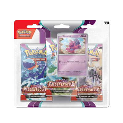 Pokémon Paldea Evolved: 3-Pack Blister - Tinkatink