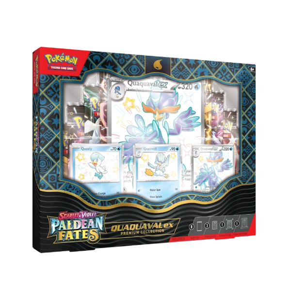 Pokémon Paldean Fates: Premium Collection Box - Quaquaval ex